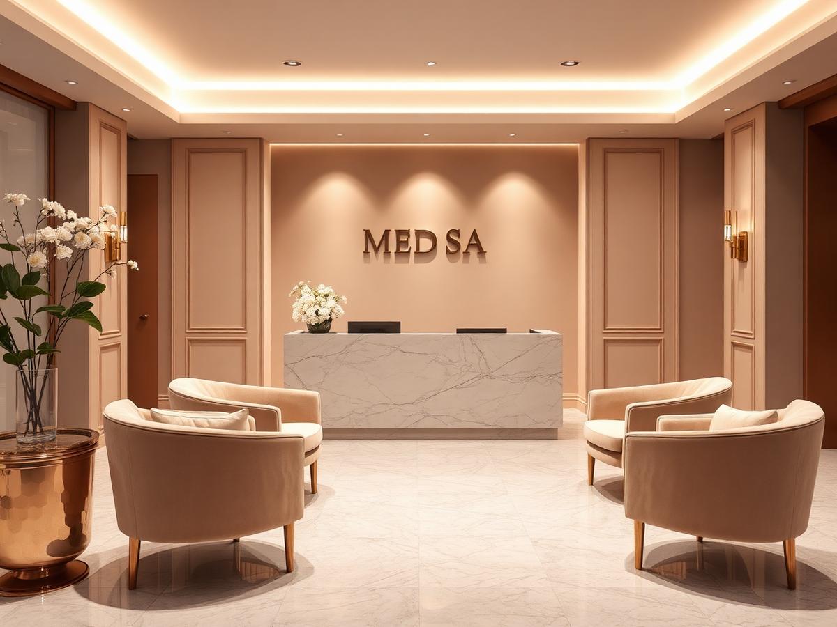 Consultation lounge at Laser Perfection med spa